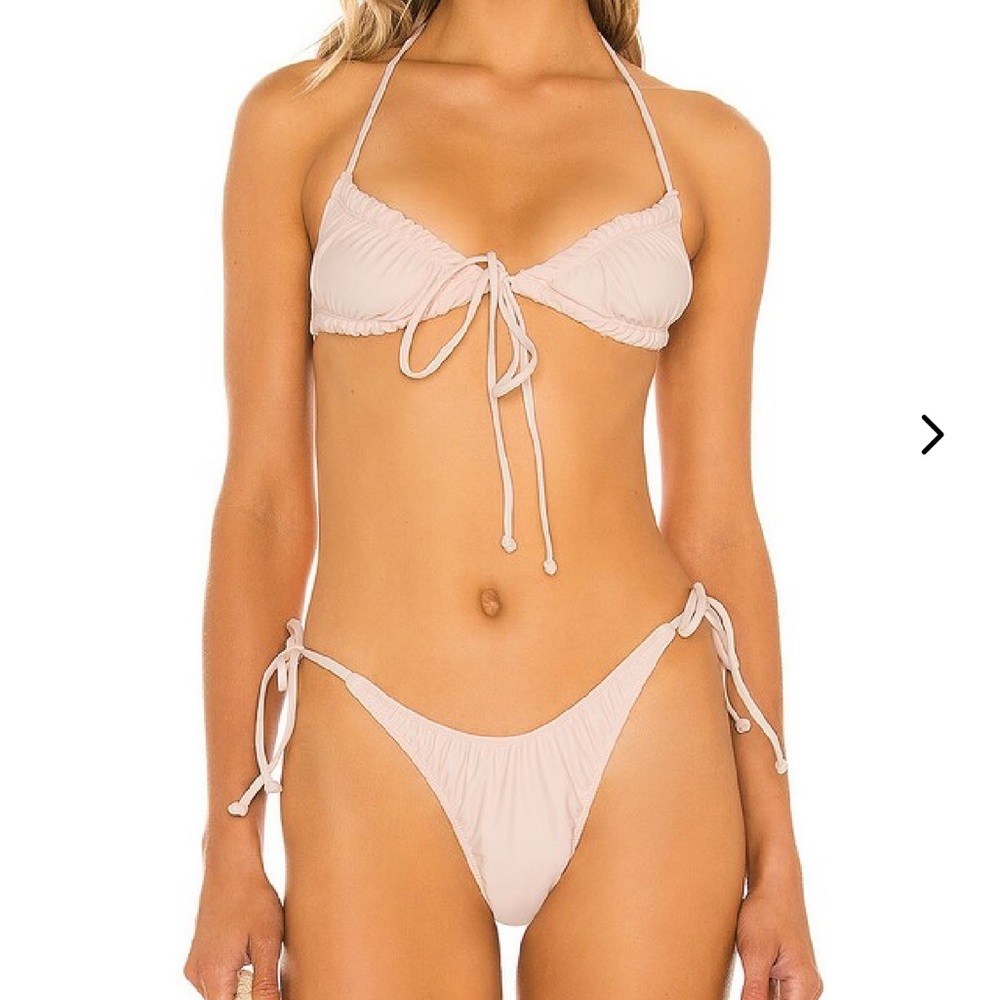 Lovers + Friends Light Pink Bikini Set